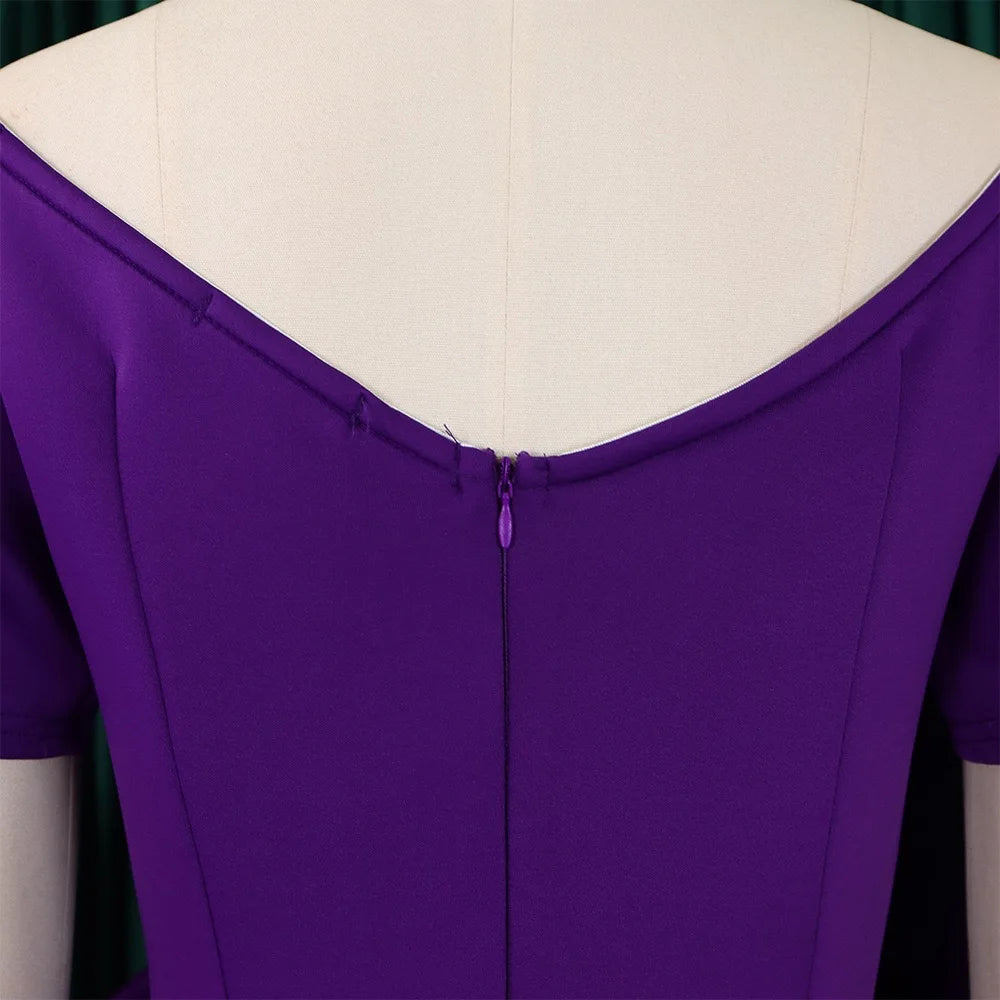 Elegant Party Dresses for Woman 2024 New V Neck Short Sleeve Big Bow Decorate Sheath Side Split Ankle Length Luxury Party Dress