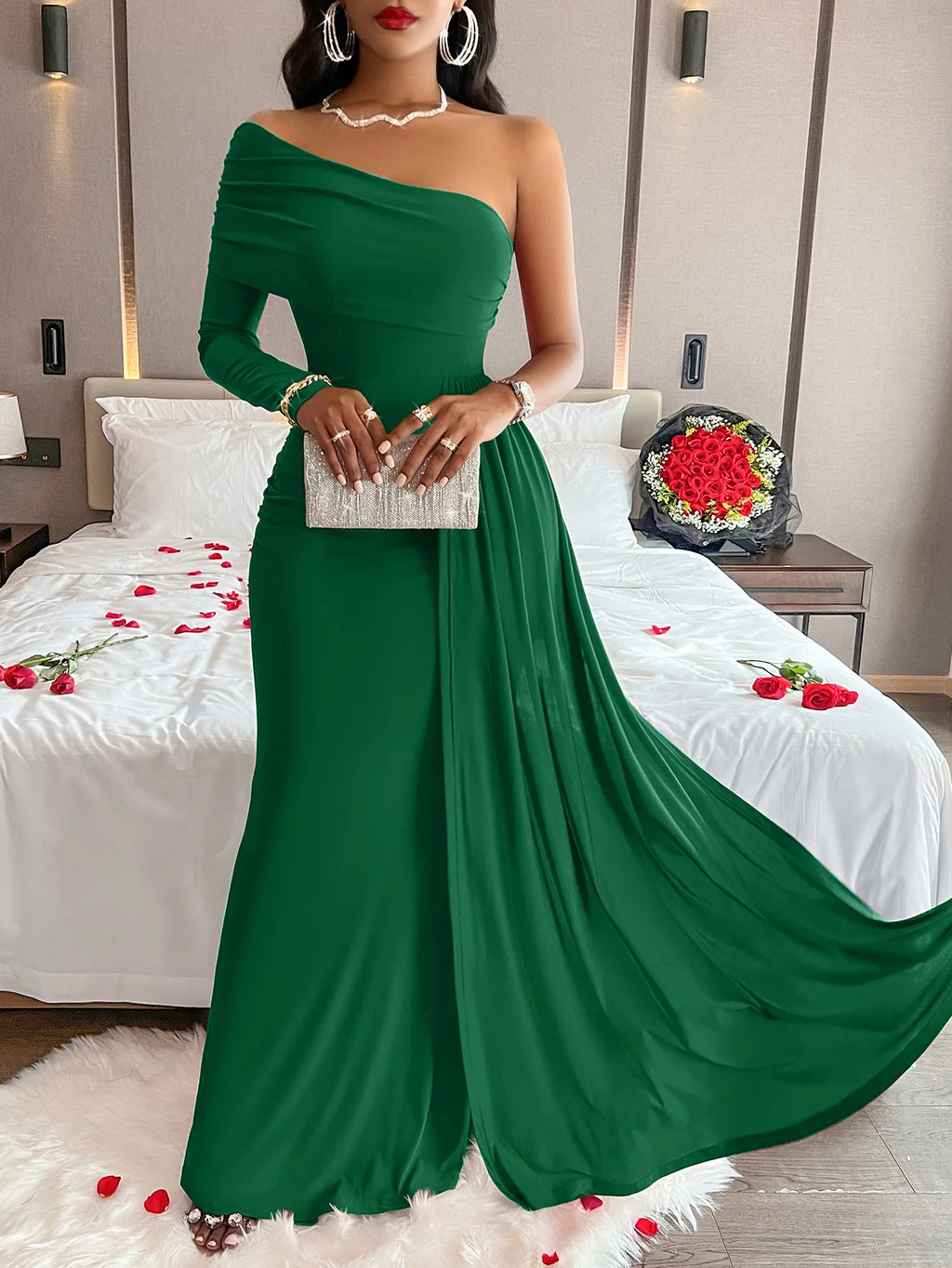 2026 Luxury Party Evening Dresses Women's Sexy and Elegant Backless Sleeveless Off Shoulder Maxi Dress Fashion Prom Gown Females