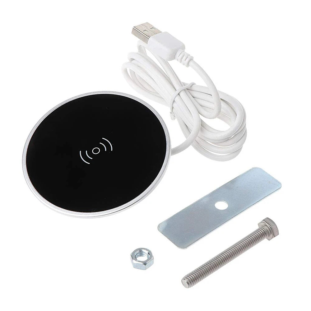 Built in Desktop Device Fast Wireless Charger 30W Quick Charger 3.0 Embedded Caricabatter Tipe C Chargeur Induction Charging