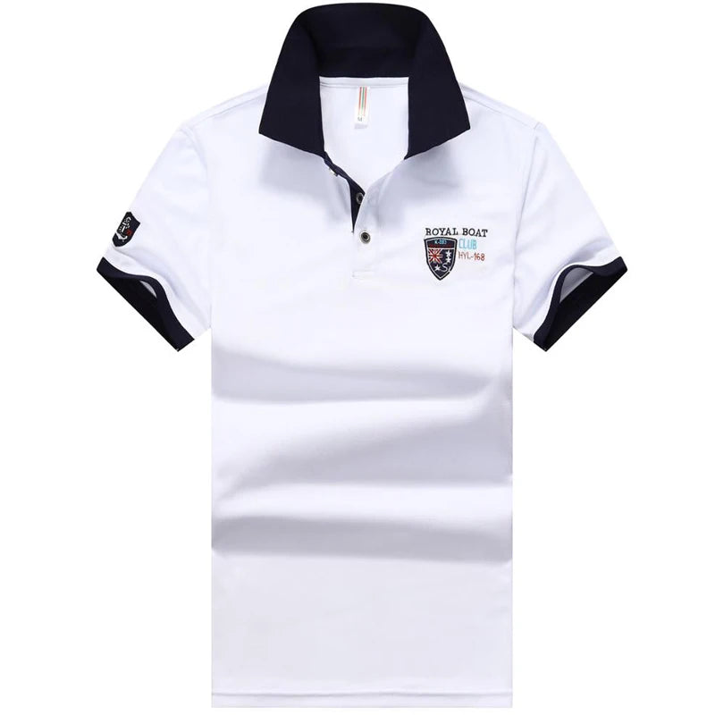 polo shirt men summer New Solid color men short sleeve polo shirt casual mens synthetic fiber embroidery Business mens top 633