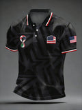 2026 Model Polo Shirt - 3D Printed Image for American Independence Day - Breathable and Quick-drying - Suitable for All Seasons