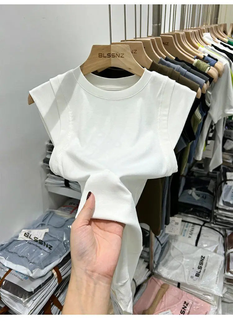Summer Women T Shirt Girls T-Shirt Woman Clothes Tops Cotton Slim Tshirt Female Long Sleeve Crop Top Spring Tee Sexy Canale Y2k