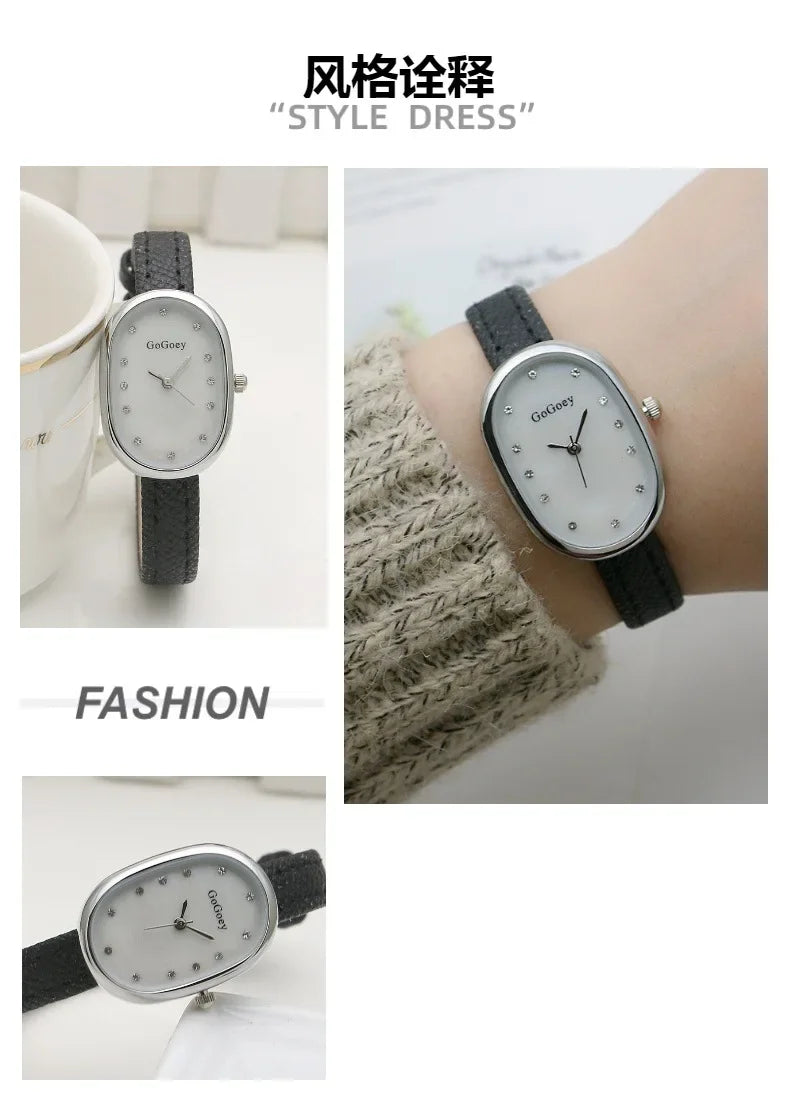 Women's Watches Elegant Quartz Wristwatches Simple Watches Girls Ladies Watch Gift for Everyday Students Clock Relogio Часы