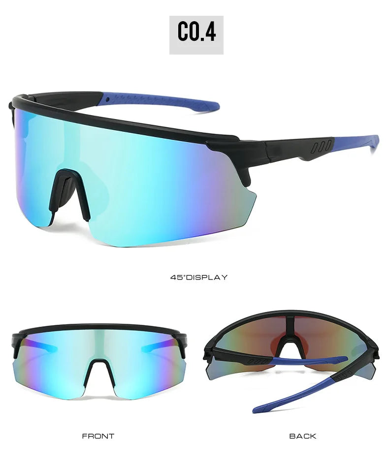 Sunglasses for Men Sport Cycling Glasses Bike Mountain Bicycle Hiking Camping Golf UV400 Protection Glasses Women Baseball