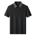 Polo Shirt Men 7xl 8xl 9xl Summer 2025 New High Quality Mens Short-Sleeved Polo Shirt Ice Silk Men's Business Casual Polo Shirt