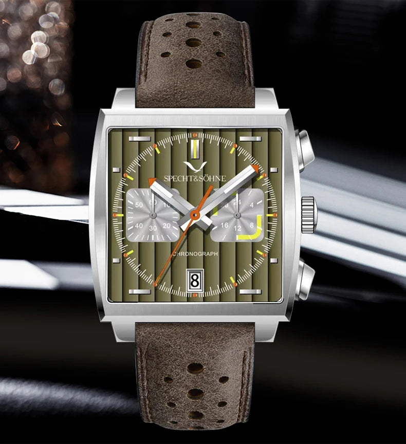 Watches Men 2025 New Hot Watches Luxury Men Quartz Wrist Watch Japan VK64 Chronograph Trendy Sport Waterproof Men's Watch