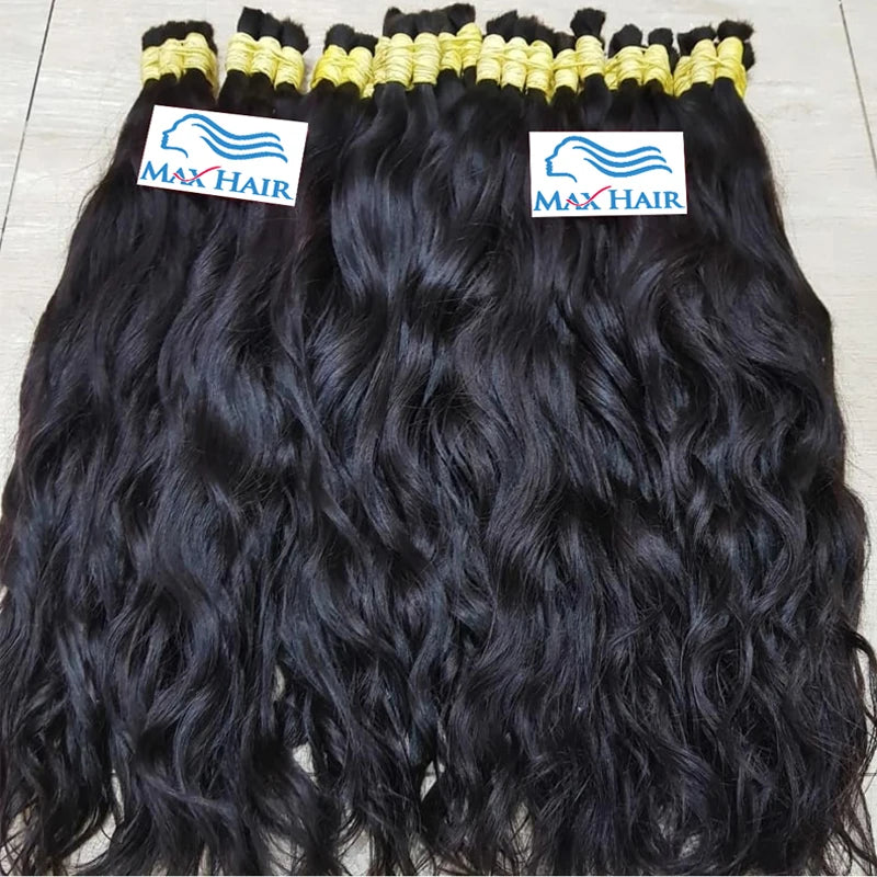 Pure Natural 100% Human Hair Bulk Braiding Hair Cabelo Humano No Weft Hair Unprocessed Human Hair Boho Braids Curly Body Wave