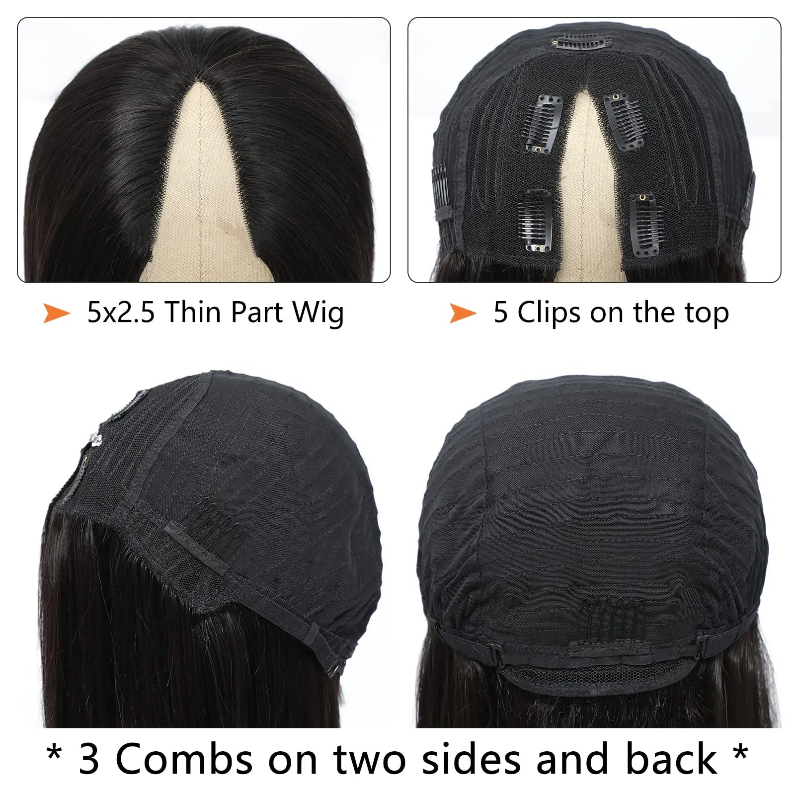 Silkly Straight V Part Human Hair Wigs 30 Inch Bone Straight Wig For Women Daily Use Glueless Wig Ready To Wear On Sale Natural