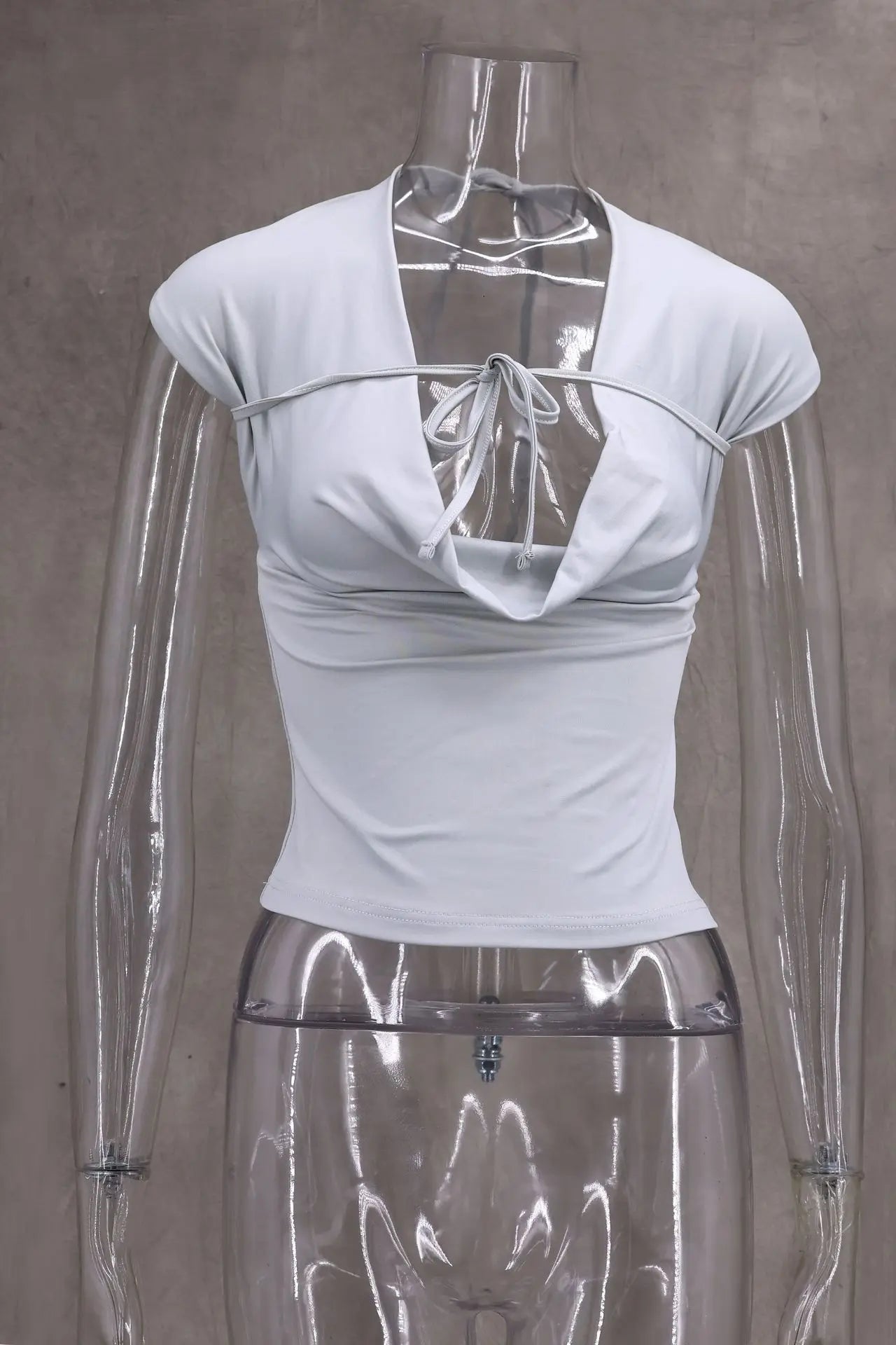 Summer Women Solid Lace Up Sexy T-shirts Chic Halter Backless Sleeveless Tank Tops Female Y2K Elasticity Cropped Young Girl Top