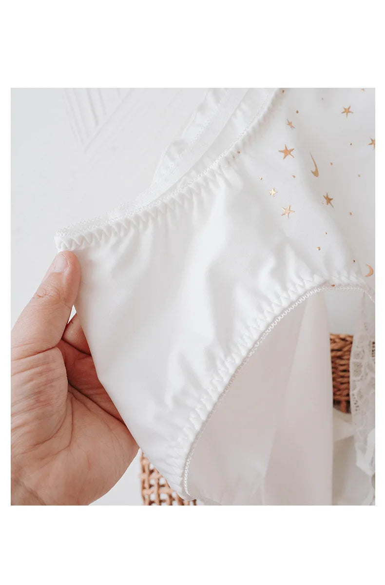 Men's Lace Sexy Underwear  Panties with Bow Tie Unisex Universal Comfortable Polyester Fiber Undergarments for Youth