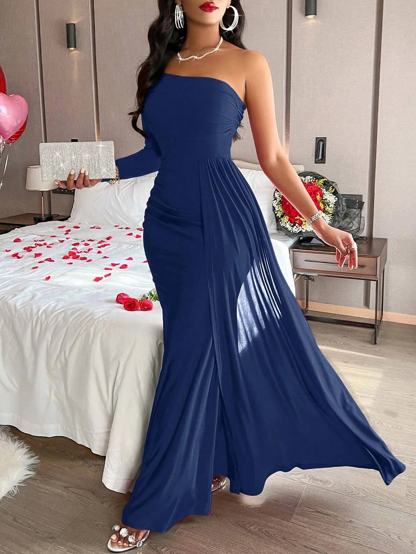 2026 Luxury Party Evening Dresses Women's Sexy and Elegant Backless Sleeveless Off Shoulder Maxi Dress Fashion Prom Gown Females