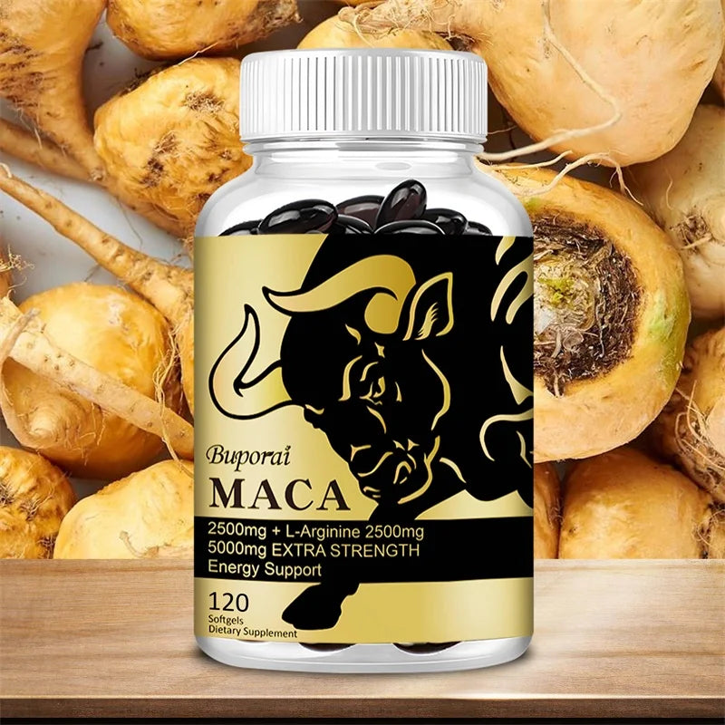 Maca Root - Super Strong Absorption, Improve Energy Levels, Athletic Performance, Improve Negative Mood, Enhance Immunity
