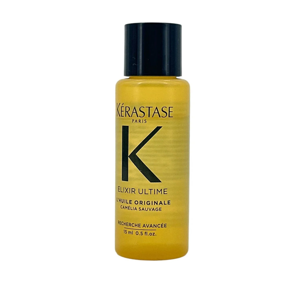 Kerastase Elixir Ultime Camellia Hair Oil 15ml, Original Hair Serum for Women/Men, Hair Care Treatment