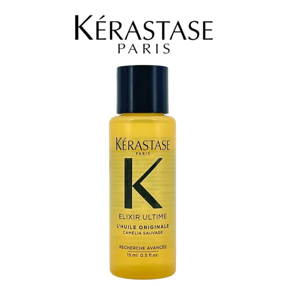 Kerastase Elixir Ultime Camellia Hair Oil 15ml, Original Hair Serum for Women/Men, Hair Care Treatment