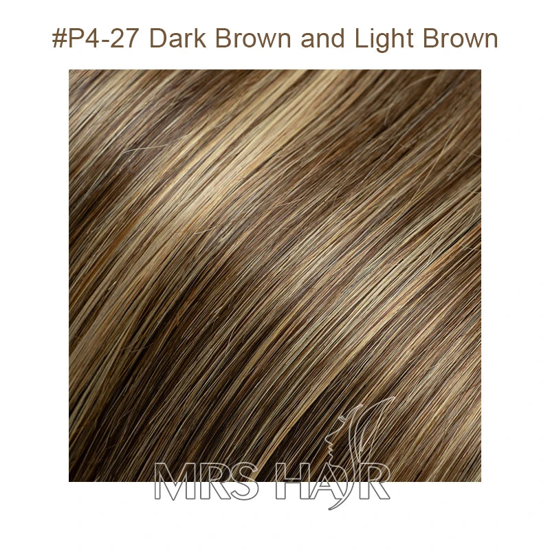 Real Human Hair Toppers for Women Daily 360°  Bangs 3D Hair Pieces with Thinning Hair Bangs20, 25, 30, 35cm