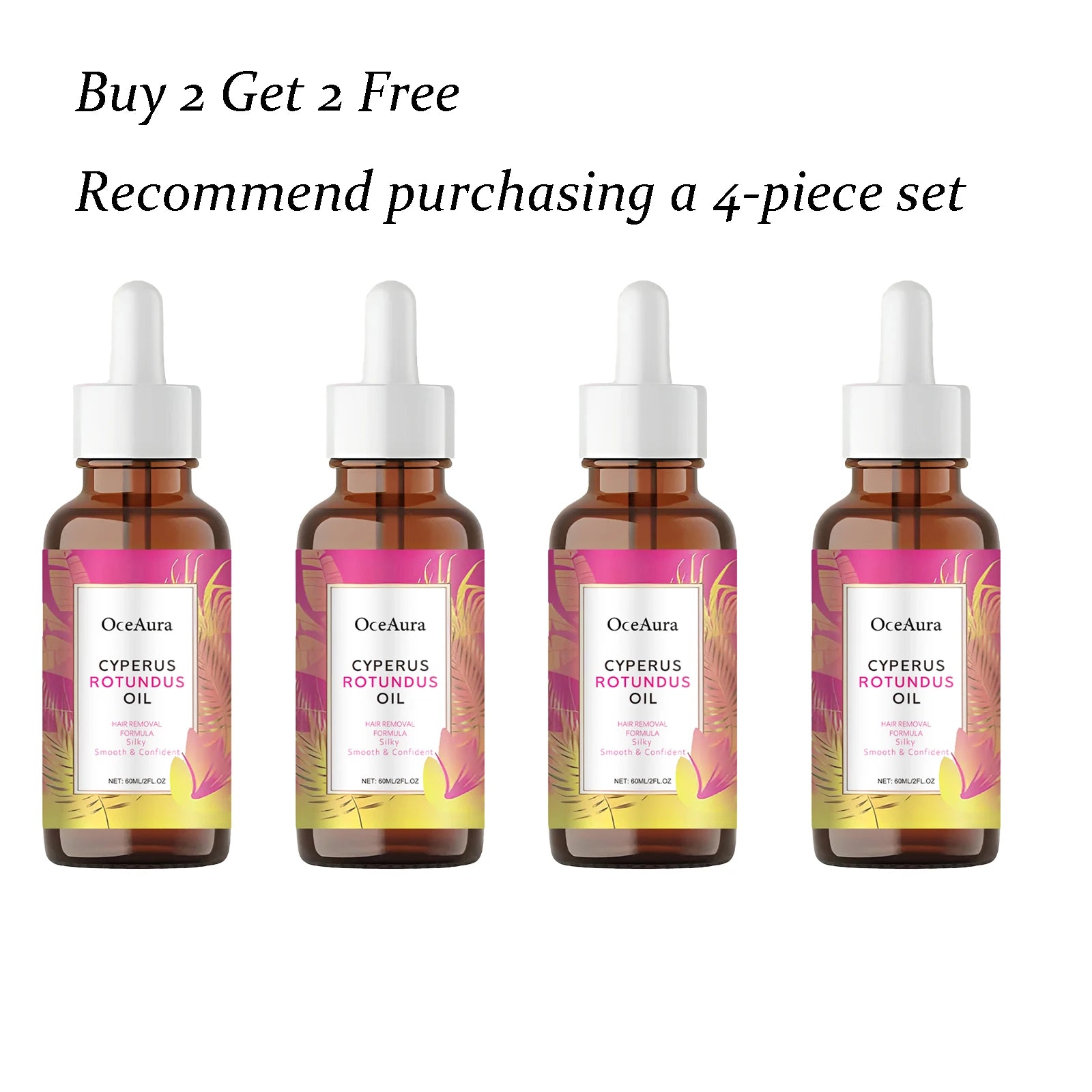 Oceaura Hair Removal Care Oil Moisturizing Gentle Remove Hair Smoothing Pore Shrink Nourishing Non-irritating Mild for Skin Care