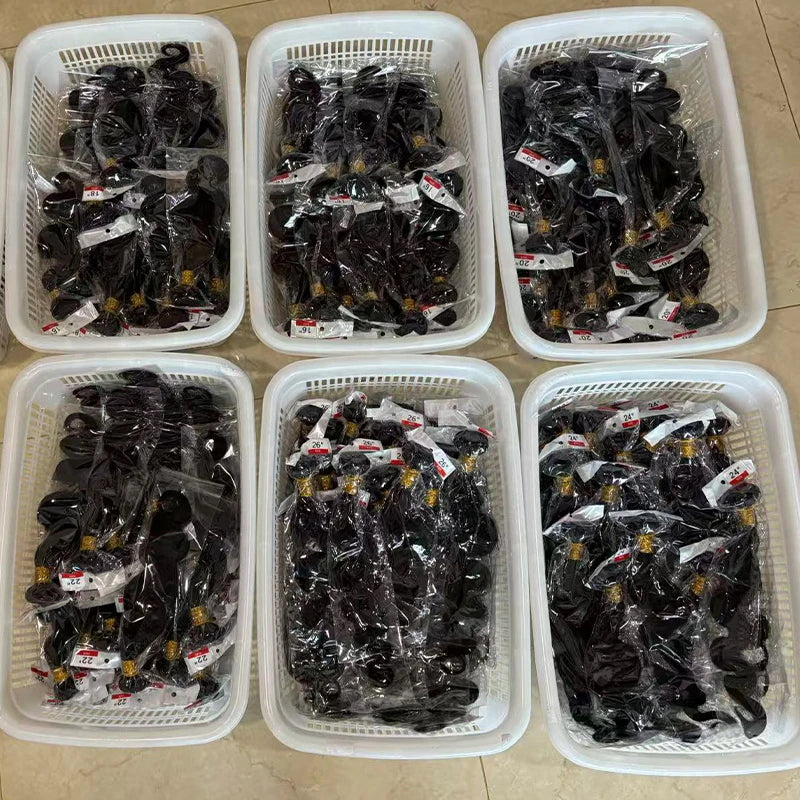 Body Wave Natural Color Human Hair Bundles Brazilian Hair Weavings Human Hair Bundles 1/3/4 Pieces For Women 22 24 26 inch