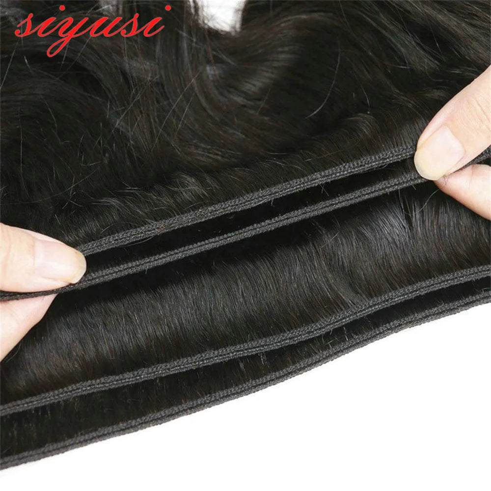 Brazilian Straight Hair Bundles 1/3/4 Pcs 100% Unprocessed Human Hair Straight Bundles Human Hair Extensions For Black Women