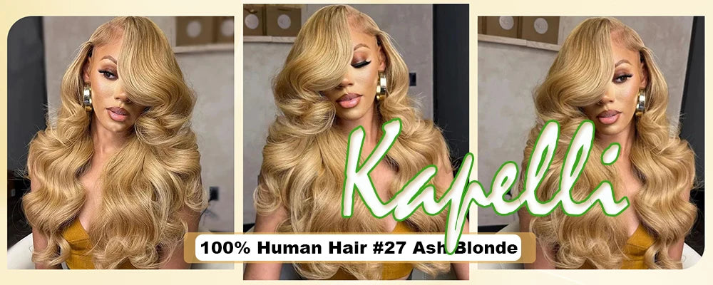 Blonde Body Wave Human Hair Bundles 27 Colored Bundles Human Hair 1/3/4 Bundle Deals Tissage Human Hair Extentions Remy Raw Hair