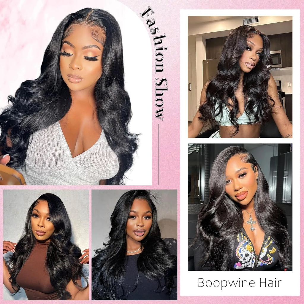 Brazilian Body Wave Human Hair Bundles Natural Hair Weave Deal 10-30Inch 100% Human Hair  Remy Hair Extensions