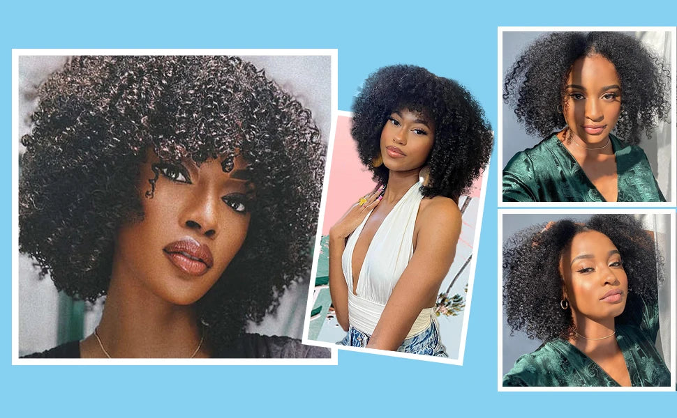 Brazilian Human Hair Bundles Afro Kinky Curly Bundles Human Hair Weaveing Remy Hair Extension For Women 1 2 3 Pcs Natural Color
