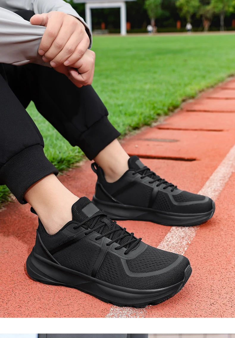 Barefoot Shoes for Men Zero Drop Wide Toe Box Sneakers Minimalist Lace Up Lightweight Breathable Running Shoes Gym Shoes Outdoor