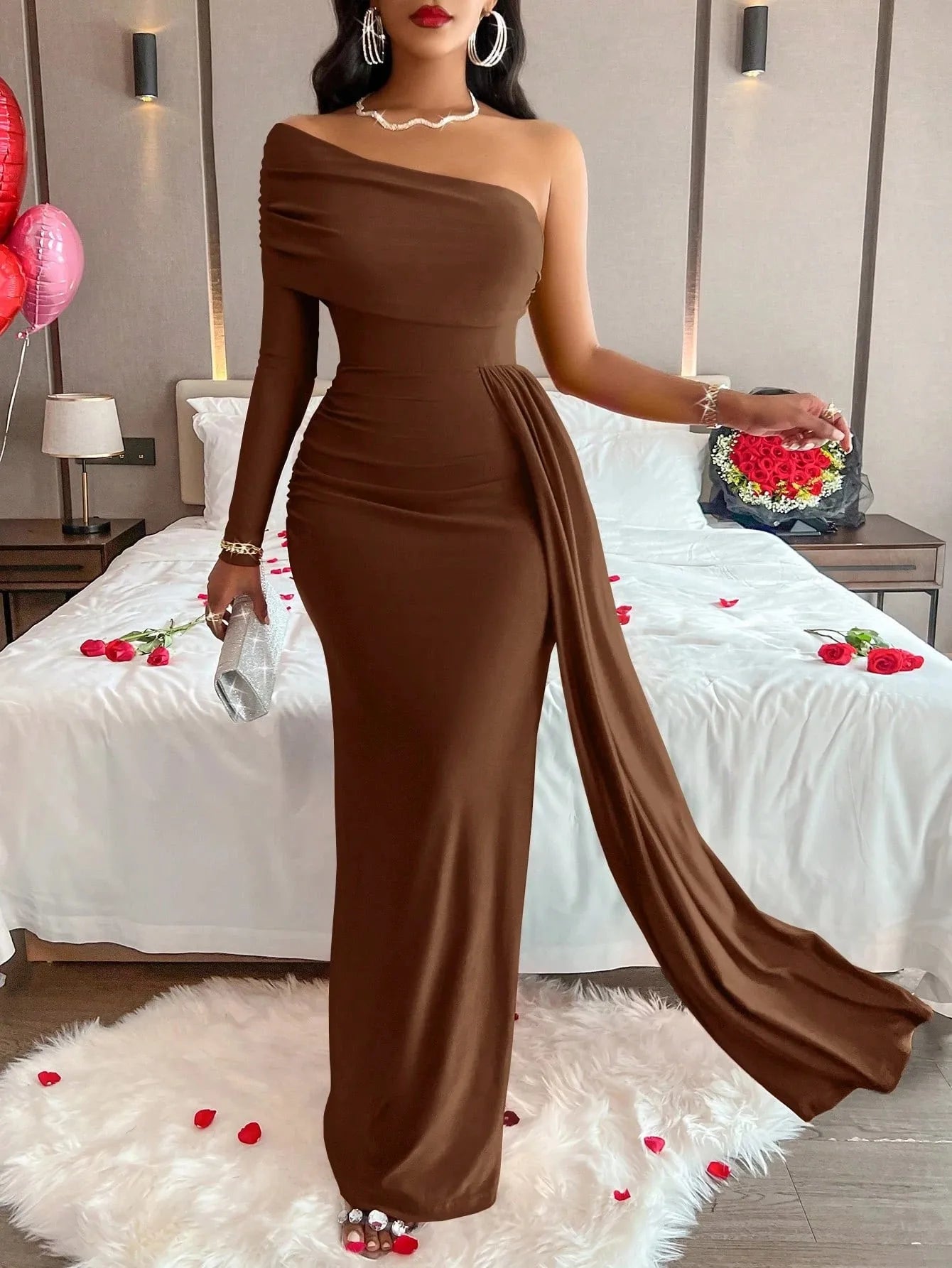 2026 Luxury Party Evening Dresses Women's Sexy and Elegant Backless Sleeveless Off Shoulder Maxi Dress Fashion Prom Gown Females
