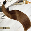 14A Bulk Human Hair Extensions bone Straight 100% Real Remy Highlights human hair braiding hair salon exclusive hair extensions