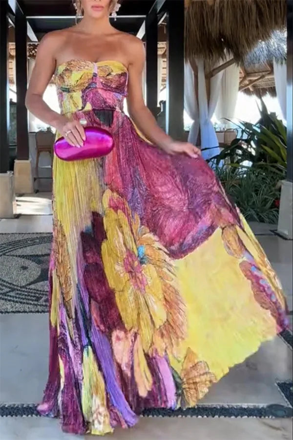 Shiny Sequin V Neck Maxi Dresses Women Elegant Slimming Backless Short Sleeved Long Dress Lady Gold Silver Party Evening Robes