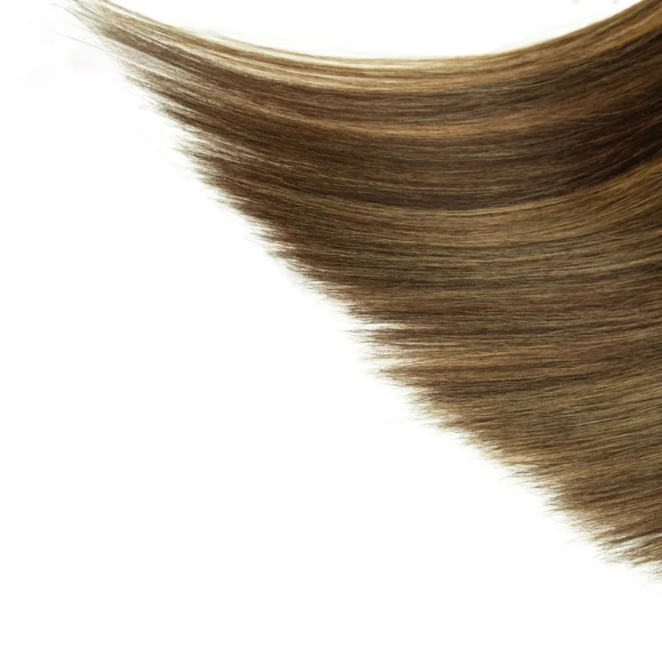Debut Brazilian Straight Hair Double Drawn Natural Black Human Hair Weave Bundles Remy 27# 4# 6# 8# Blond 613 Human Hair Bundle