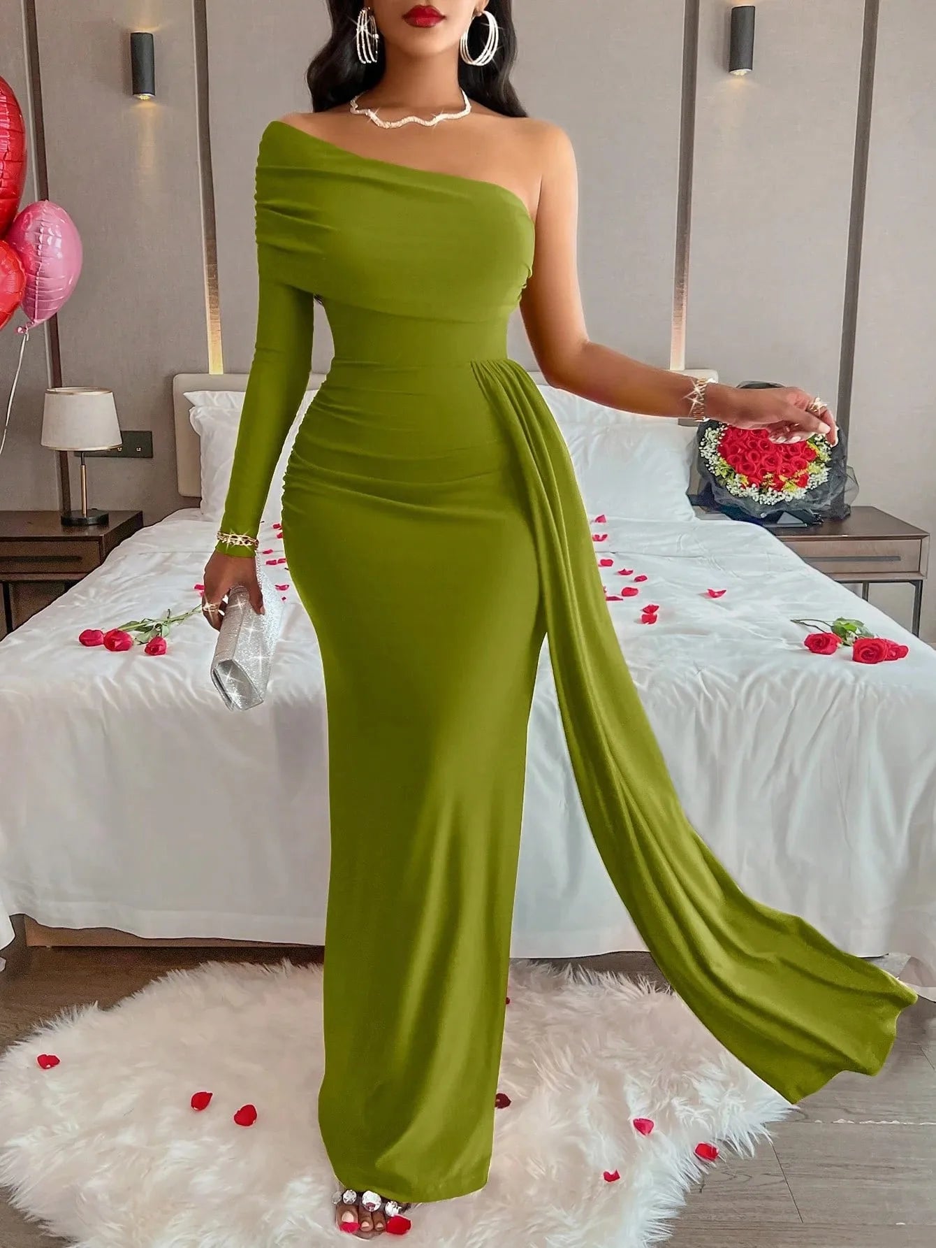 2026 Luxury Party Evening Dresses Women's Sexy and Elegant Backless Sleeveless Off Shoulder Maxi Dress Fashion Prom Gown Females