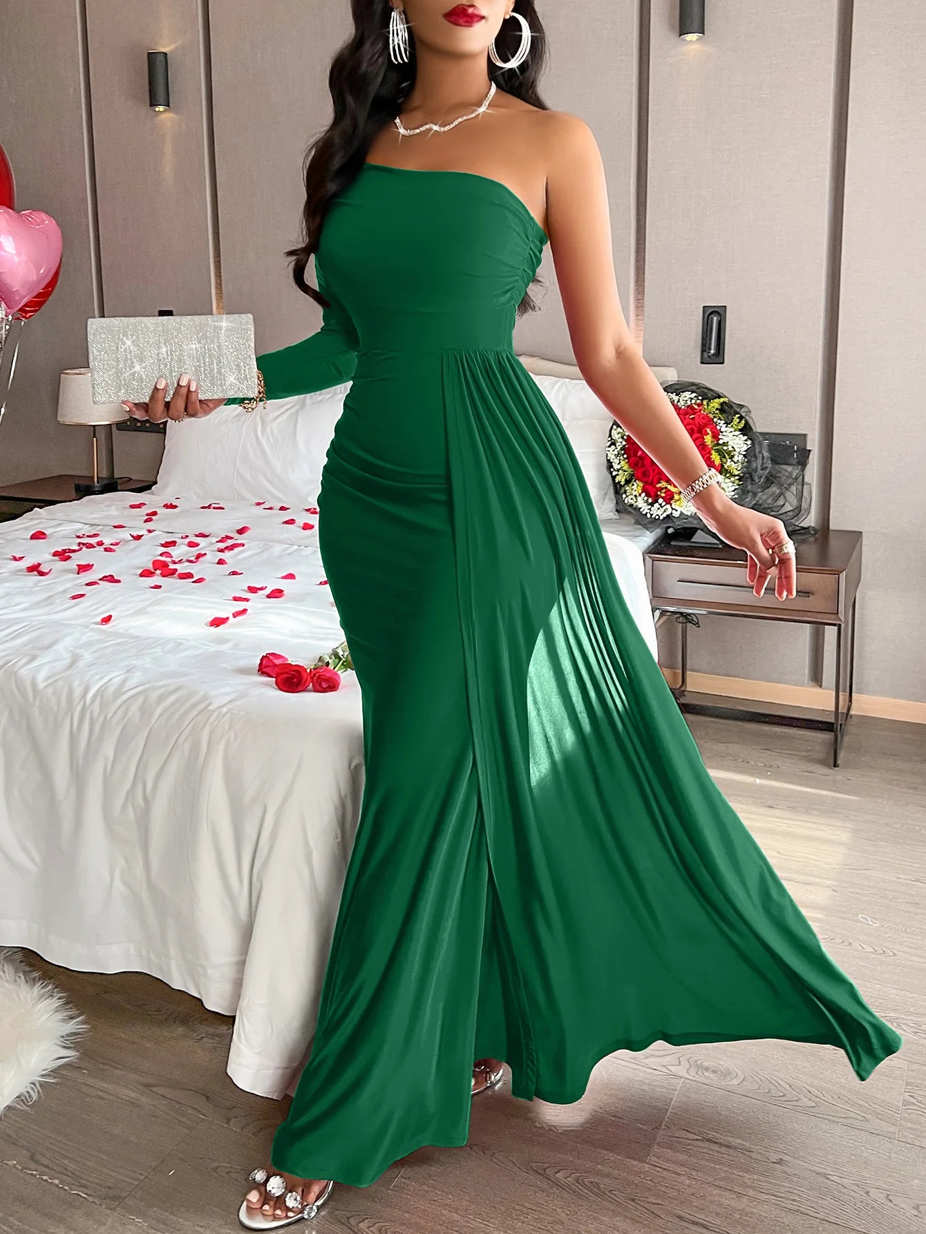 2026 Luxury Party Evening Dresses Women's Sexy and Elegant Backless Sleeveless Off Shoulder Maxi Dress Fashion Prom Gown Females