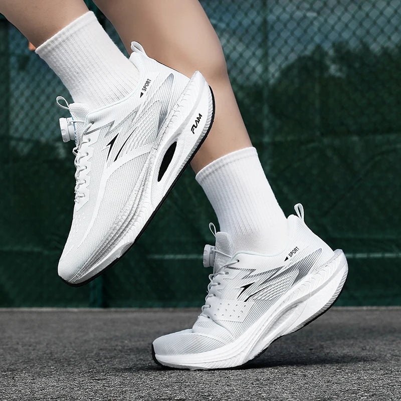 Running Shoes for Men Support Anti Torsion Breathable Lightweight Jogging Sneakers Comfortable Marathon Walking Running Footwear