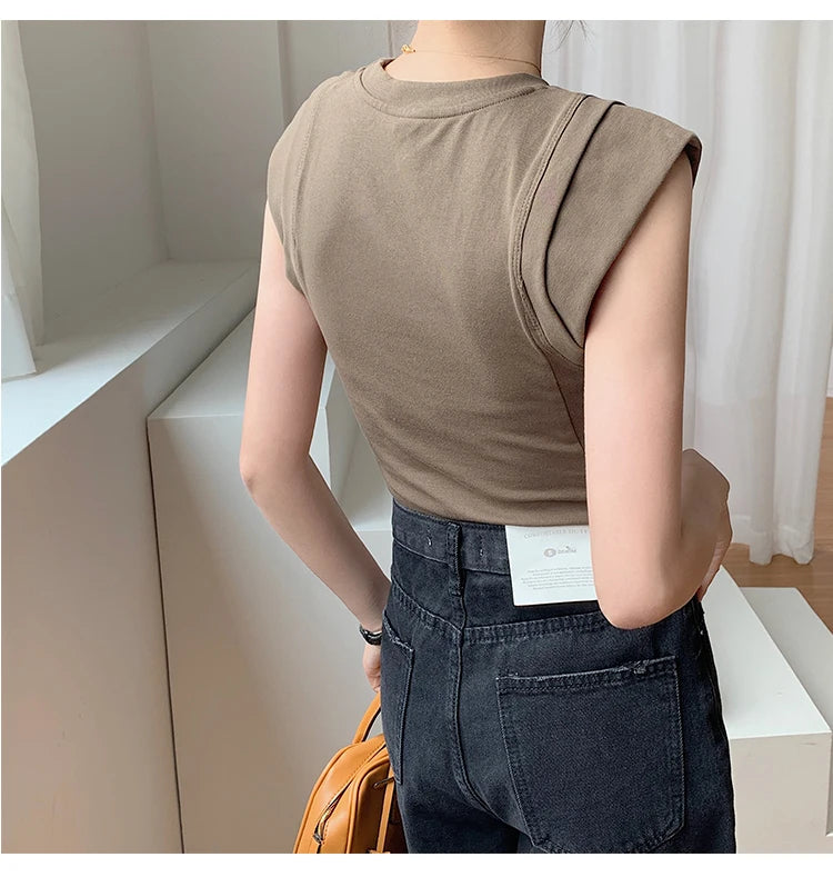 Summer Women T Shirt Girls T-Shirt Woman Clothes Tops Cotton Slim Tshirt Female Long Sleeve Crop Top Spring Tee Sexy Canale Y2k