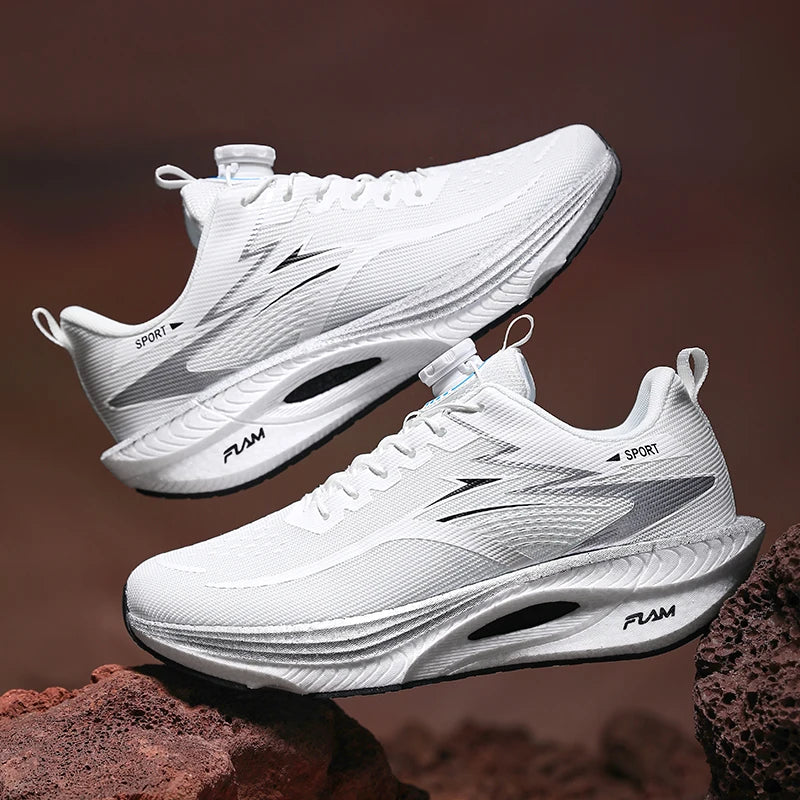 Running Shoes for Men Support Anti Torsion Breathable Lightweight Jogging Sneakers Comfortable Marathon Walking Running Footwear