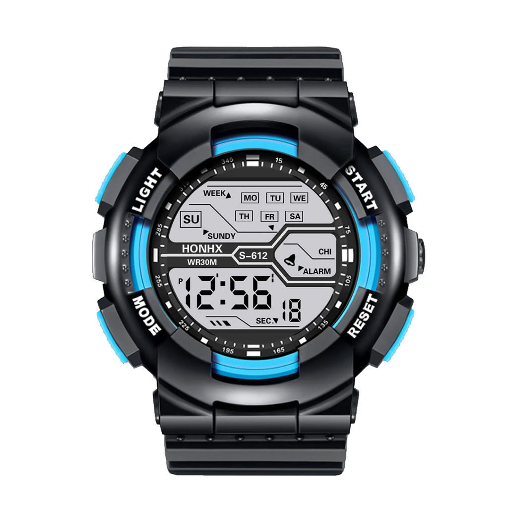 A Variety Of Styles Of Cool Sports Electronic Watches With Four Buttons