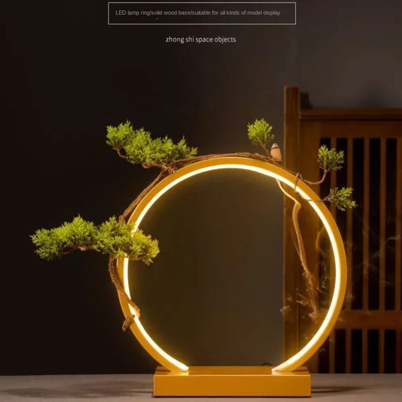 LED Ring Light Home Decoration Night Light USB Power Supply Dimmable Creative Decoration Birthday Gift
