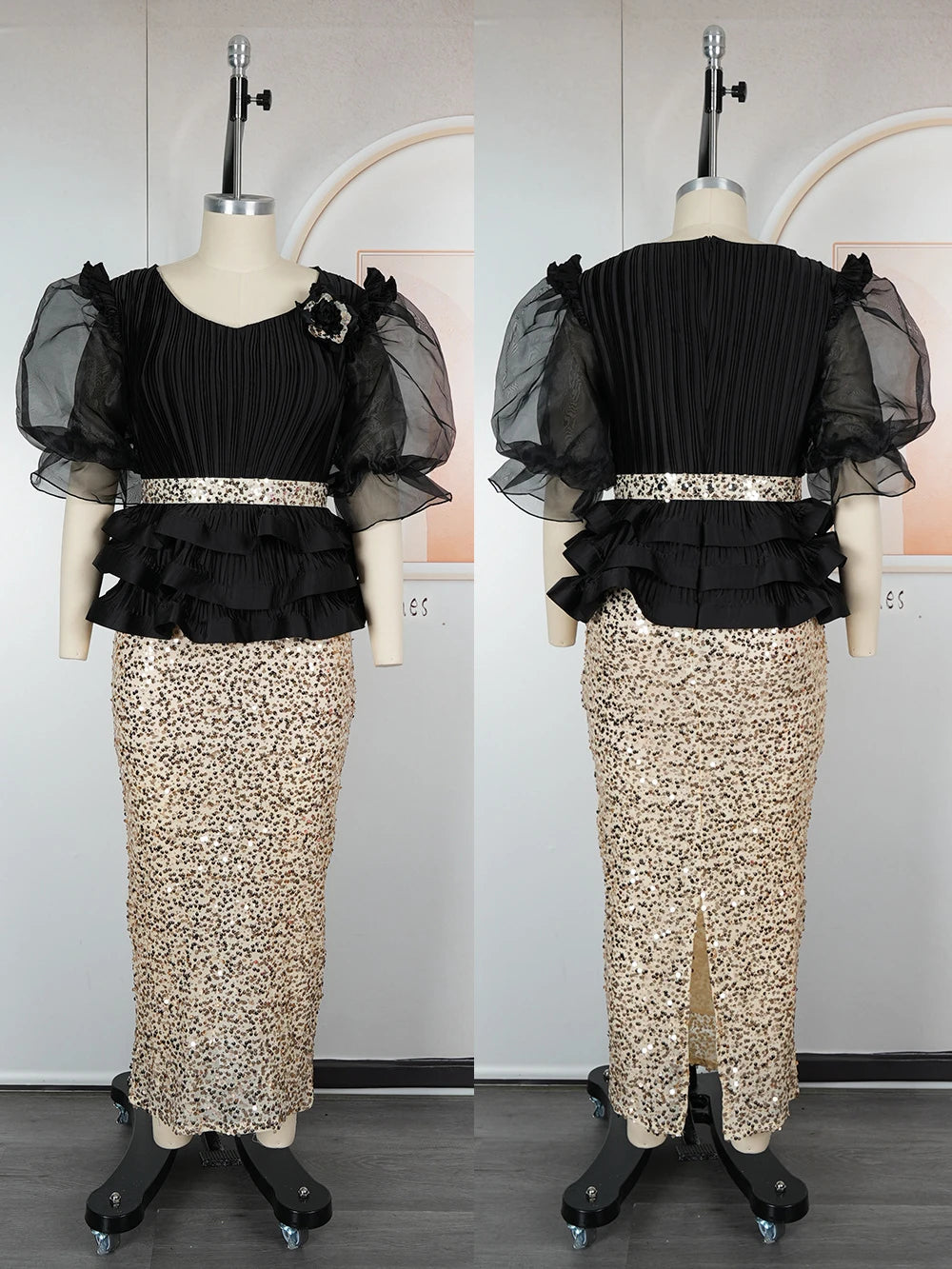 2026 Summer Party Evening Dresses Elegant Ladies Luxury Bodycon Maxi Robe Puff Sleeve Dress Africa Clothes Wedding Prom Gowns