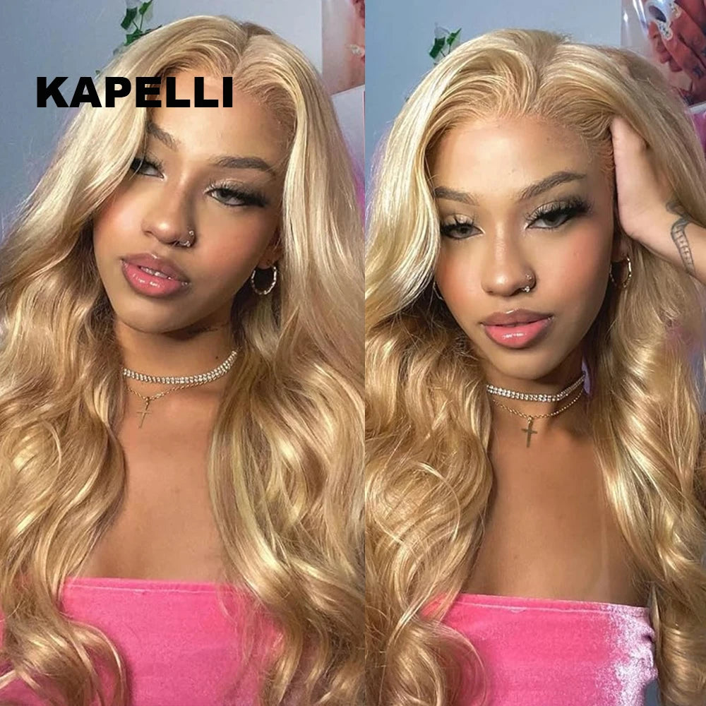 Blonde Body Wave Human Hair Bundles 27 Colored Bundles Human Hair 1/3/4 Bundle Deals Tissage Human Hair Extentions Remy Raw Hair