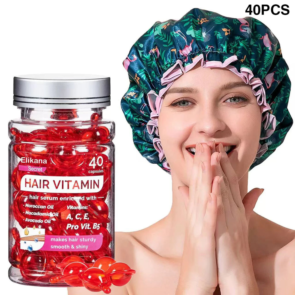"80PCS/40PCS Avocado & Argan Oil Hair Serum – Repairing, Frizz Control & Shine Boost – For Dry & Damaged Hair"