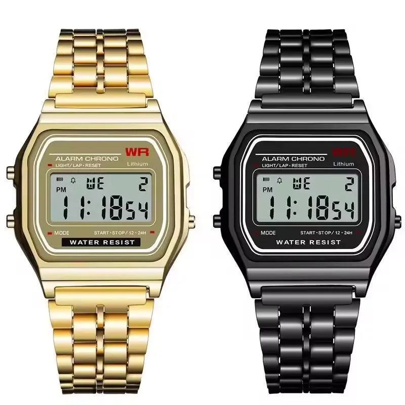 2025 Digital Watches For Men Sports Waterproof Bracelet Clock Gold Electronice LED Wristwatch Women Casucal montre homme relogio