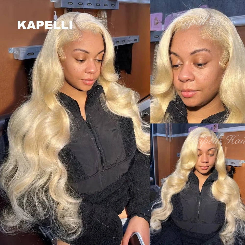 1 3 4 Bundle Loose Body Wave Bundles 613 Blonde Hair 100% Unprocessed Human Hair 16A Raw Hair Bundles Extensions Brazilian