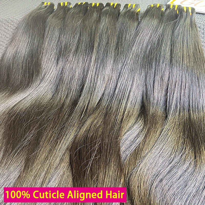 Vietnamese Bone Straight 100% Human Hair Bundles Unprocessed Raw Hair Extensions For Women Natural Color Double Weft 10-36inch