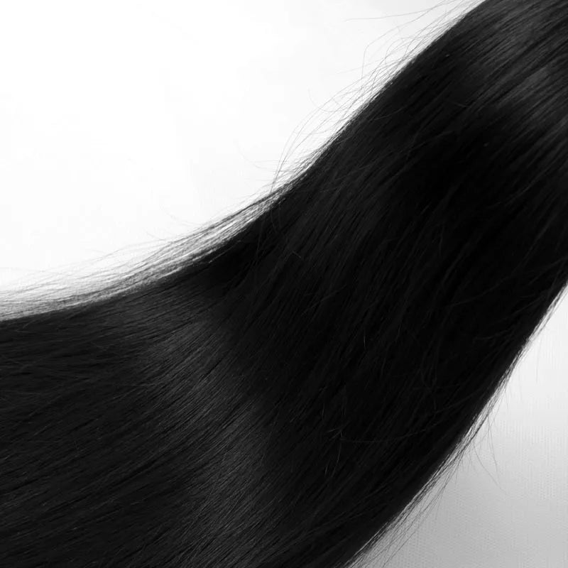 Straight Human Hair Bundle Addbeauty Brazilian Raw Virgin Human Hair Weave Long Real Hair Extension Double Drawn Natural Color