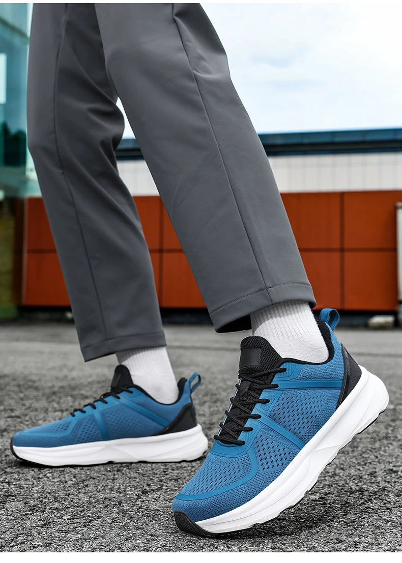 Barefoot Shoes for Men Zero Drop Wide Toe Box Sneakers Minimalist Lace Up Lightweight Breathable Running Shoes Gym Shoes Outdoor
