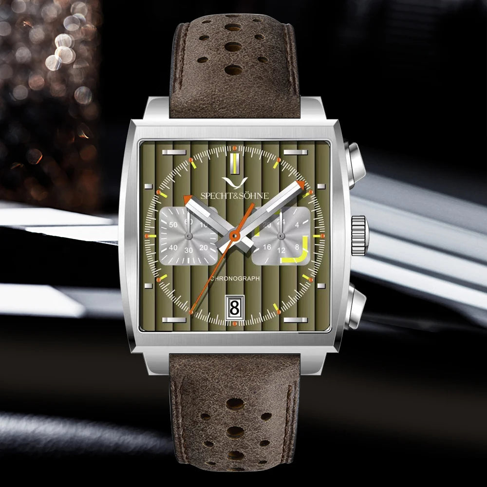 Watches Men 2025 New Hot Watches Luxury Men Quartz Wrist Watch Japan VK64 Chronograph Trendy Sport Waterproof Men's Watch