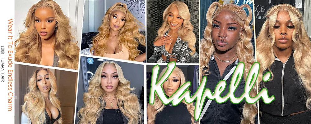 Blonde Body Wave Human Hair Bundles 27 Colored Bundles Human Hair 1/3/4 Bundle Deals Tissage Human Hair Extentions Remy Raw Hair