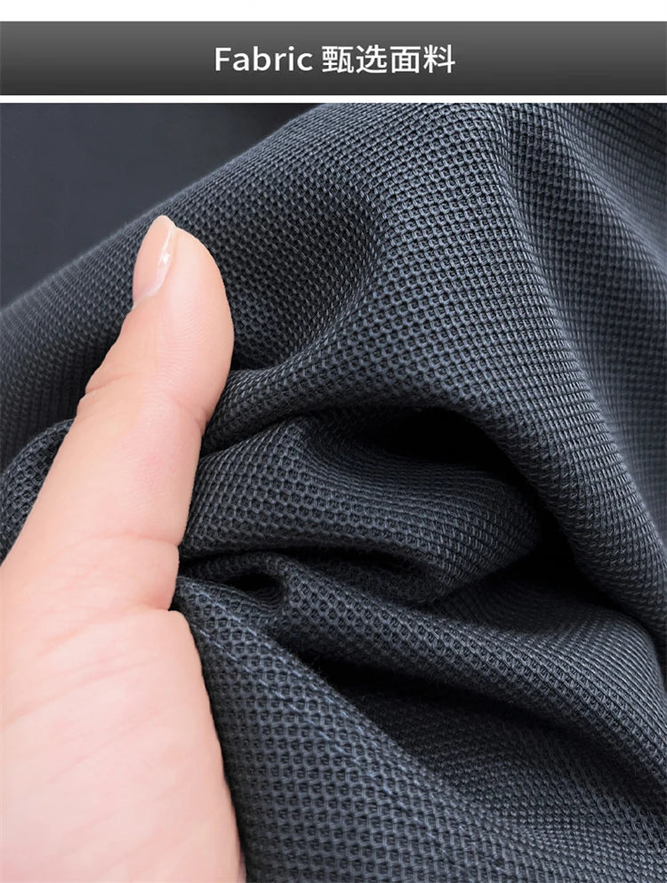 100% cotton high-end lapel comfortable short sleeved embroidered polo shirt for men's summer new fashion casual versatile top