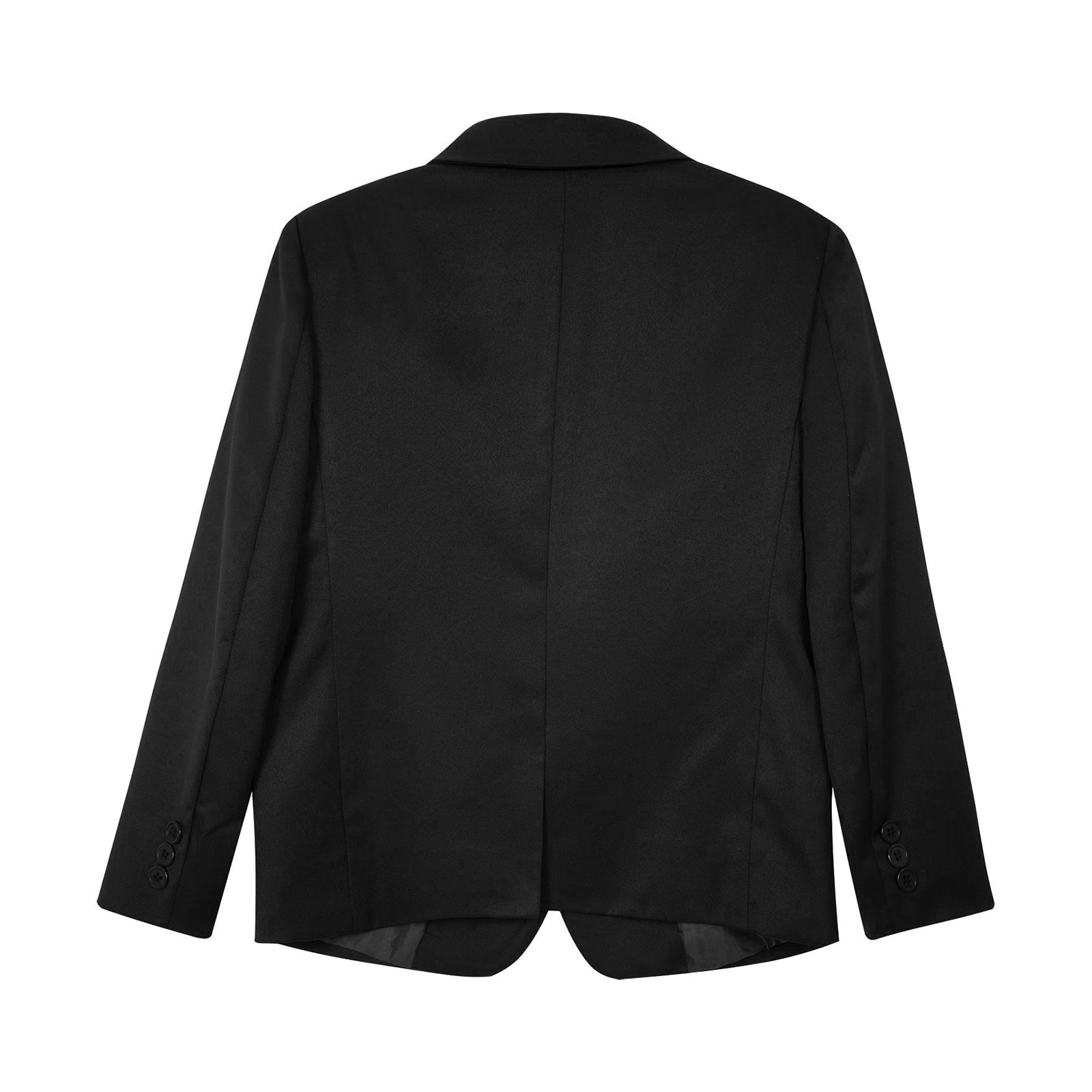 Boys Gentleman Blazer Notch Lapel Shoulder Pads Suit Coat Jacket Outerwear for Christmas Wedding Banquets Birthday Party Prom