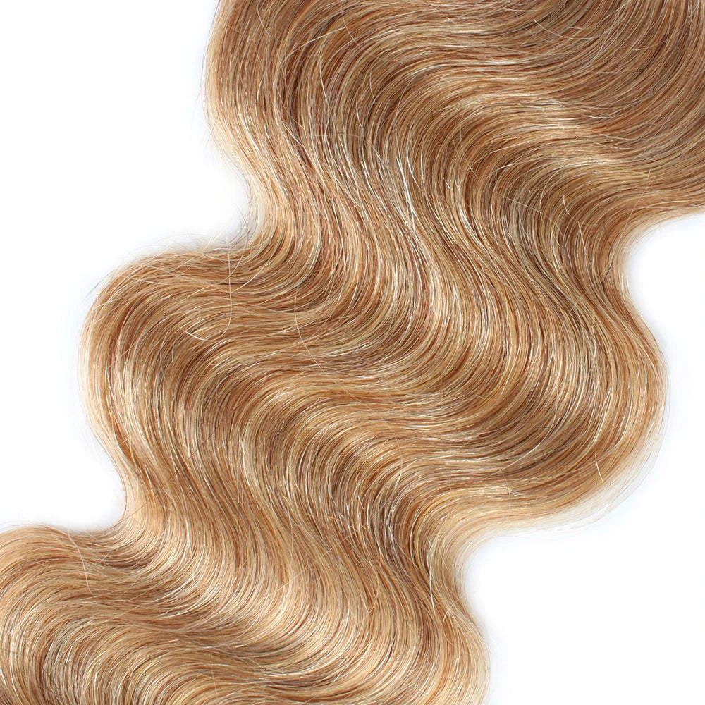Blonde Body Wave Human Hair Bundles 27 Colored Bundles Human Hair 1/3/4 Bundle Deals Tissage Human Hair Extentions Remy Raw Hair